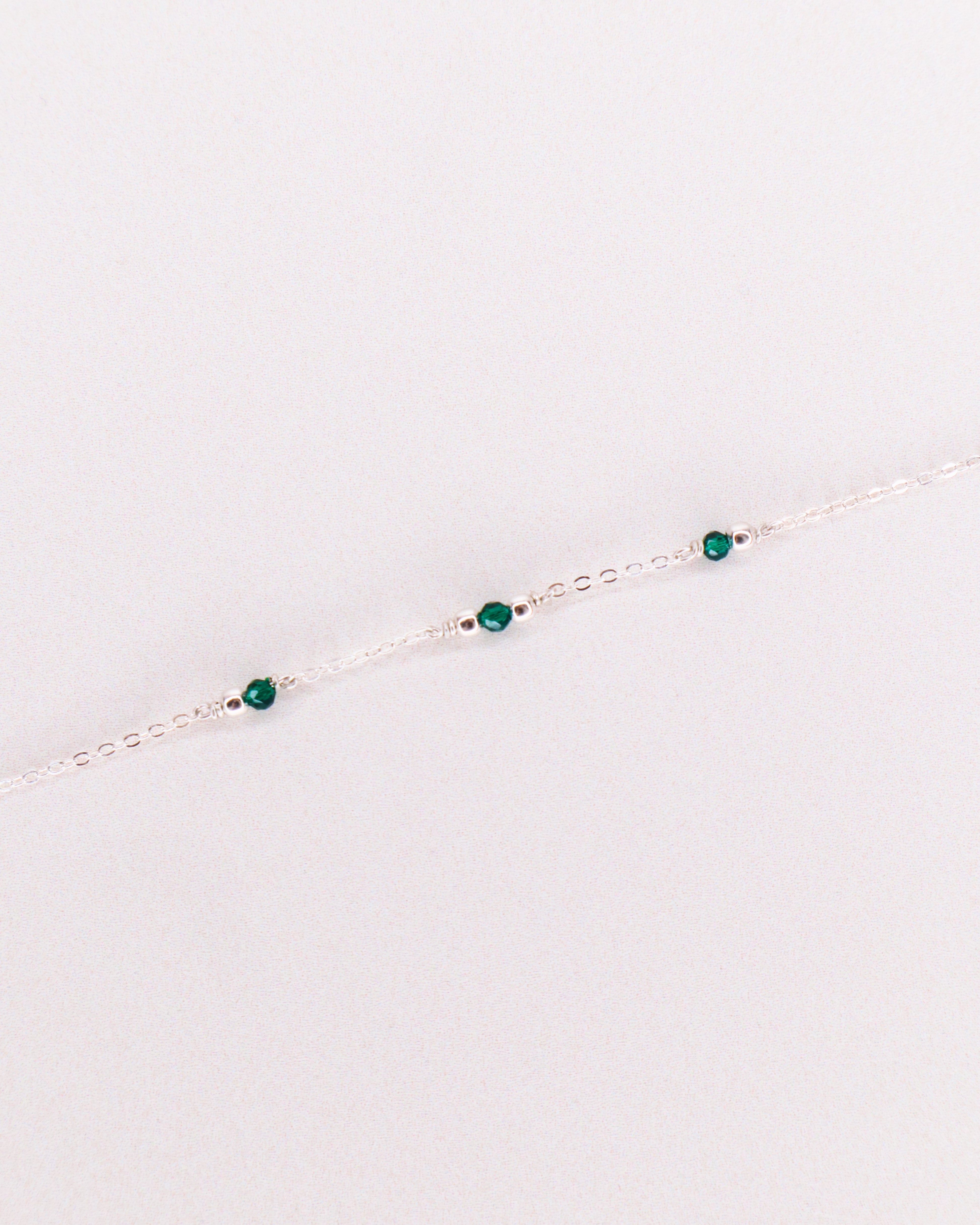 Aube - Bracelet femme personnalisable pierres precieuses de naissance or ou argent 