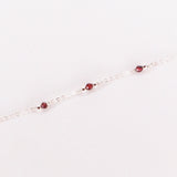 Aube - Bracelet femme personnalisable pierres precieuses de naissance or ou argent 
