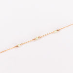 Aube - Bracelet femme personnalisable pierres precieuses de naissance or ou argent 