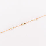 Aube - Bracelet femme personnalisable pierres precieuses de naissance or ou argent 