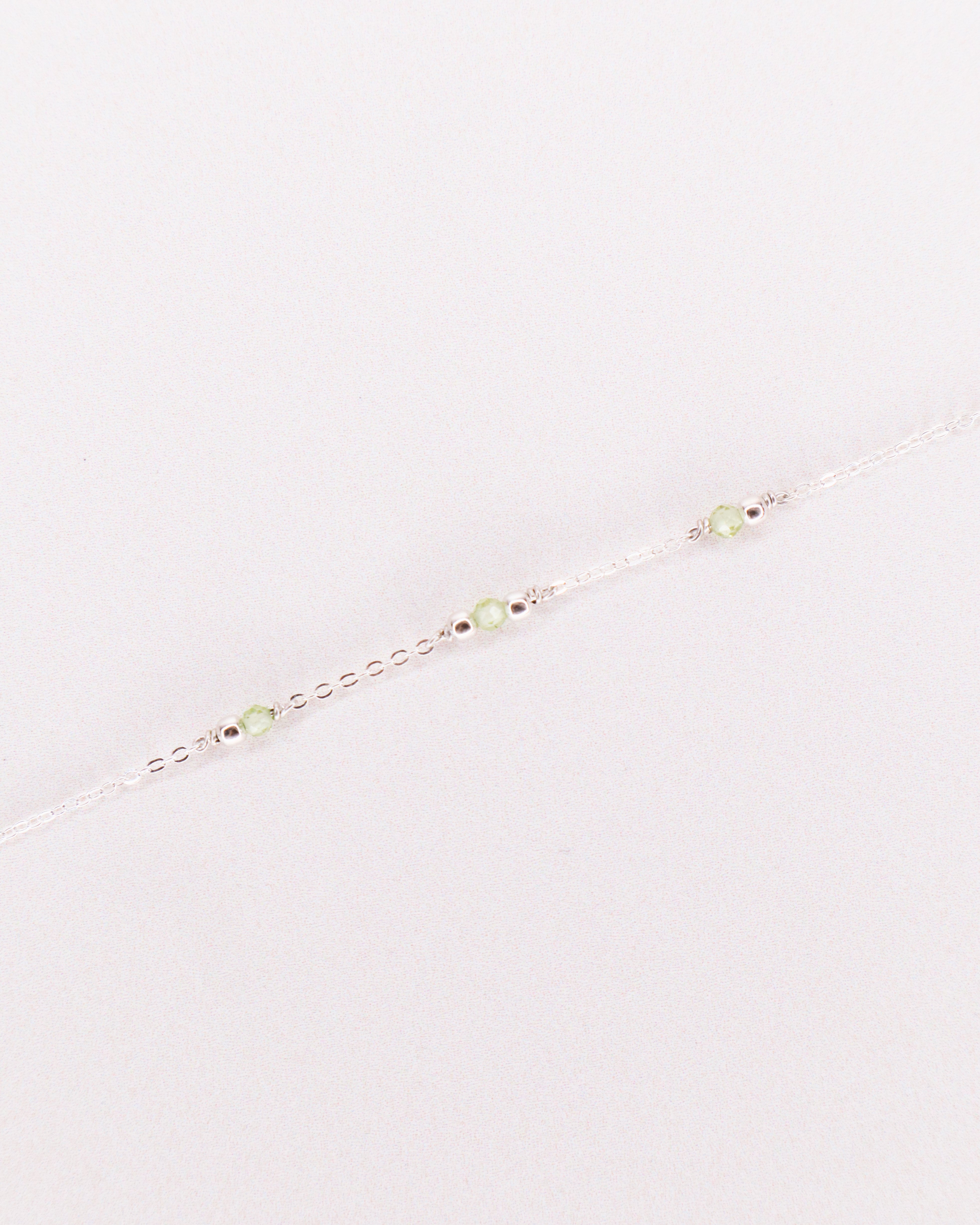 Aube - Bracelet femme personnalisable pierres precieuses de naissance or ou argent 