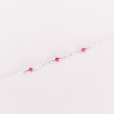 Aube - Bracelet femme personnalisable pierres precieuses de naissance or ou argent 