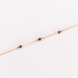 Aube - Bracelet femme personnalisable pierres precieuses de naissance or ou argent 