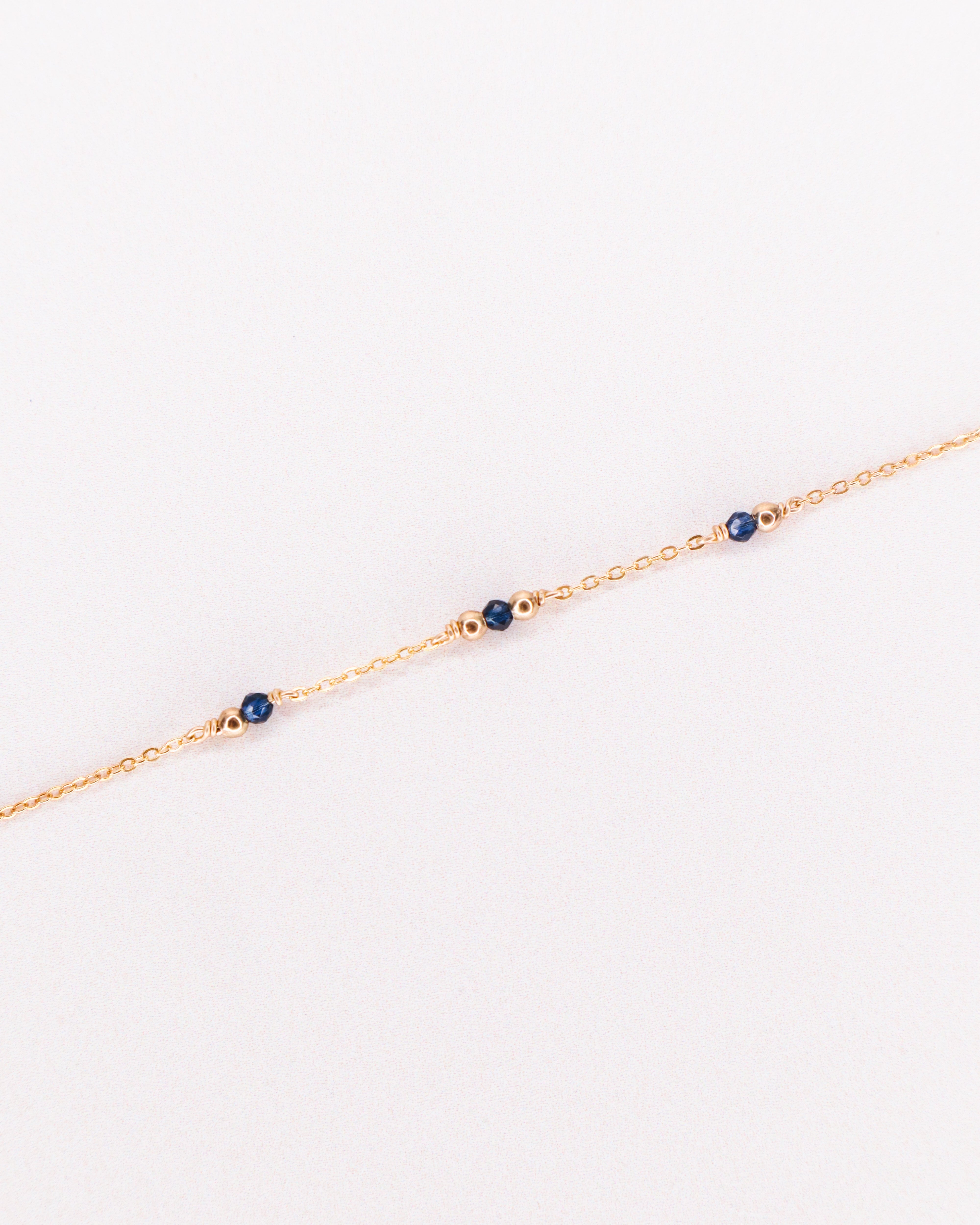 Aube - Bracelet femme personnalisable pierres precieuses de naissance or ou argent 