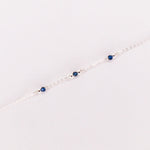 Aube - Bracelet femme personnalisable pierres precieuses de naissance or ou argent 
