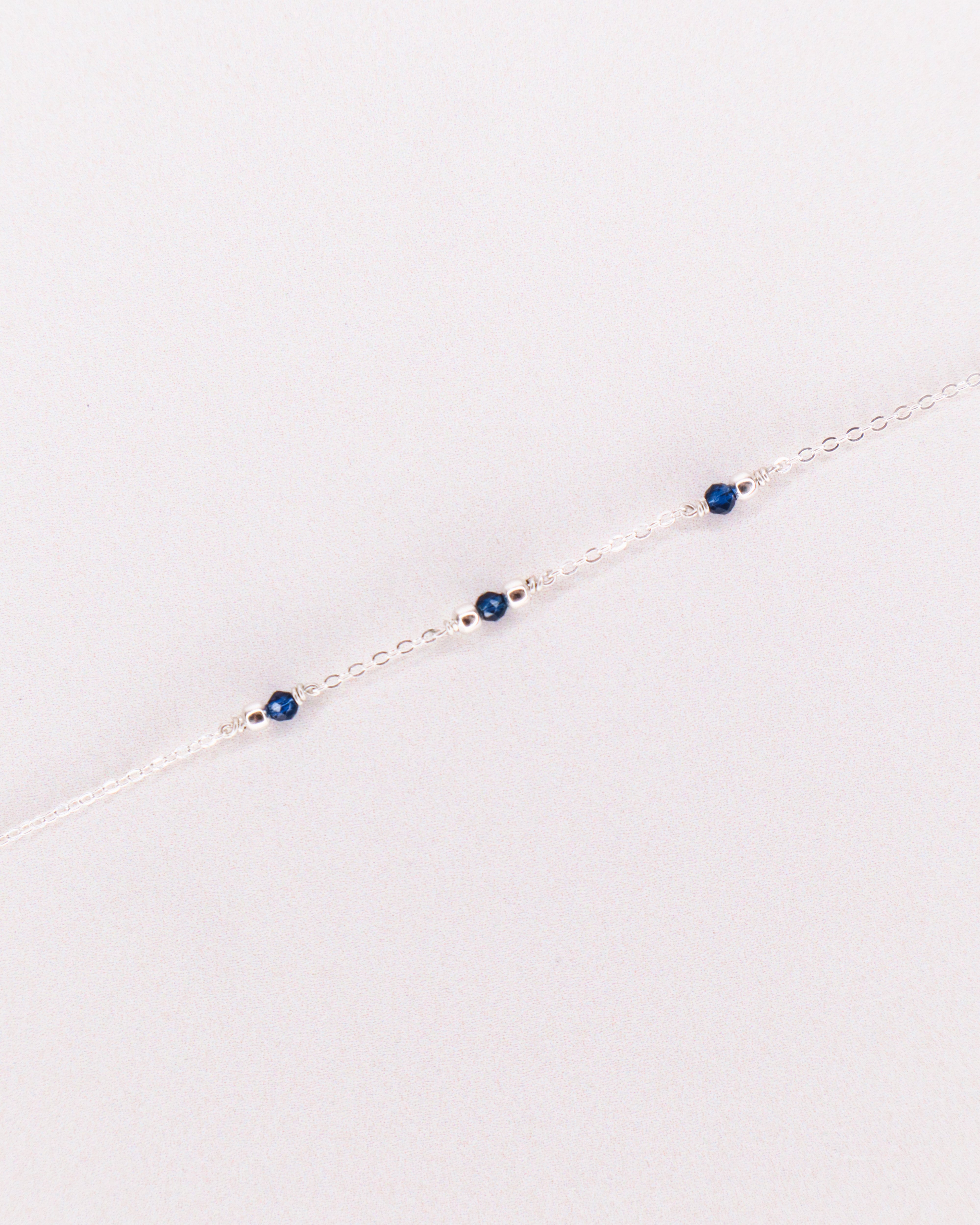 Aube - Bracelet femme personnalisable pierres precieuses de naissance or ou argent 