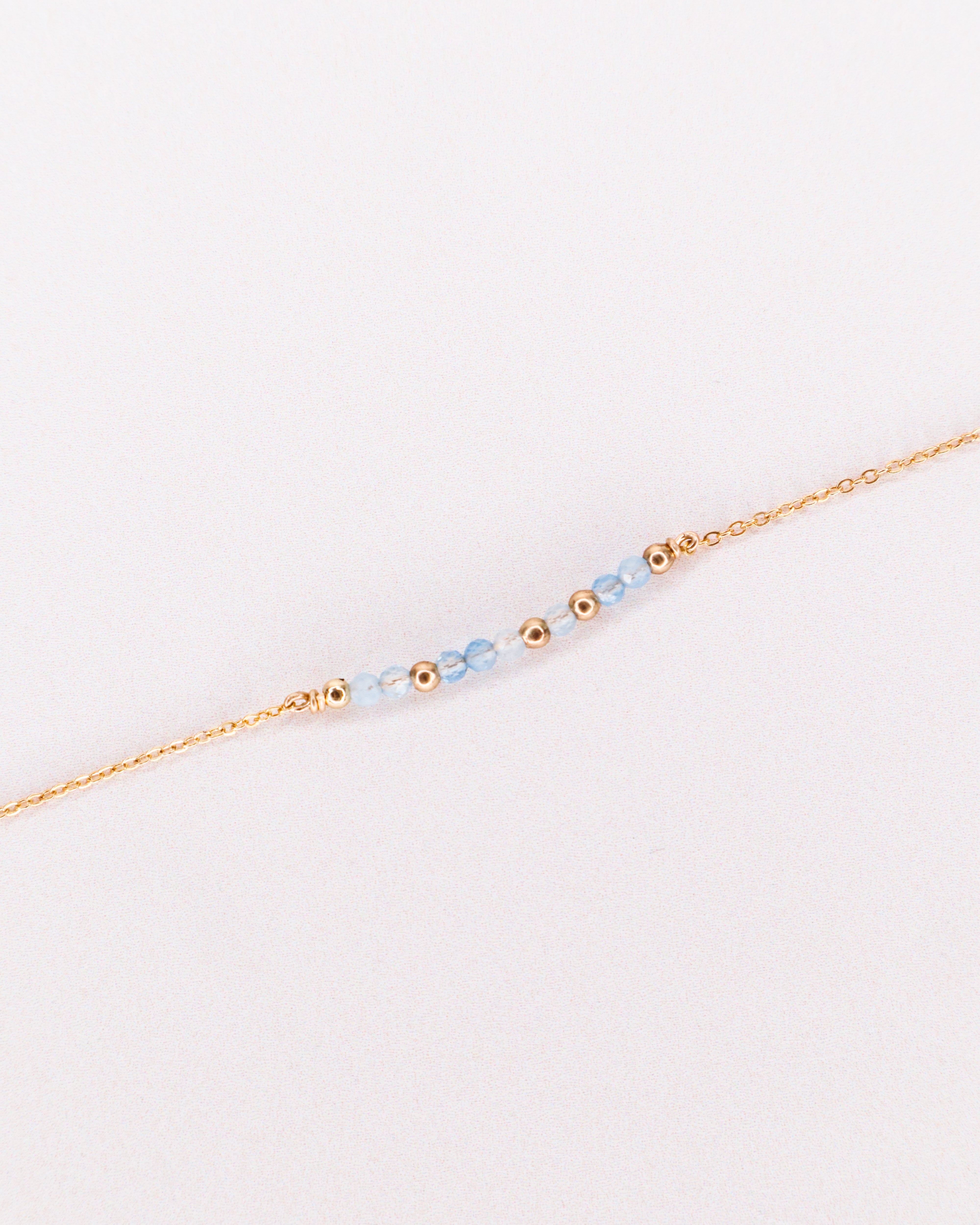Awo - Bracelet femme personnalisable pierres precieuses de naissance or ou argent 