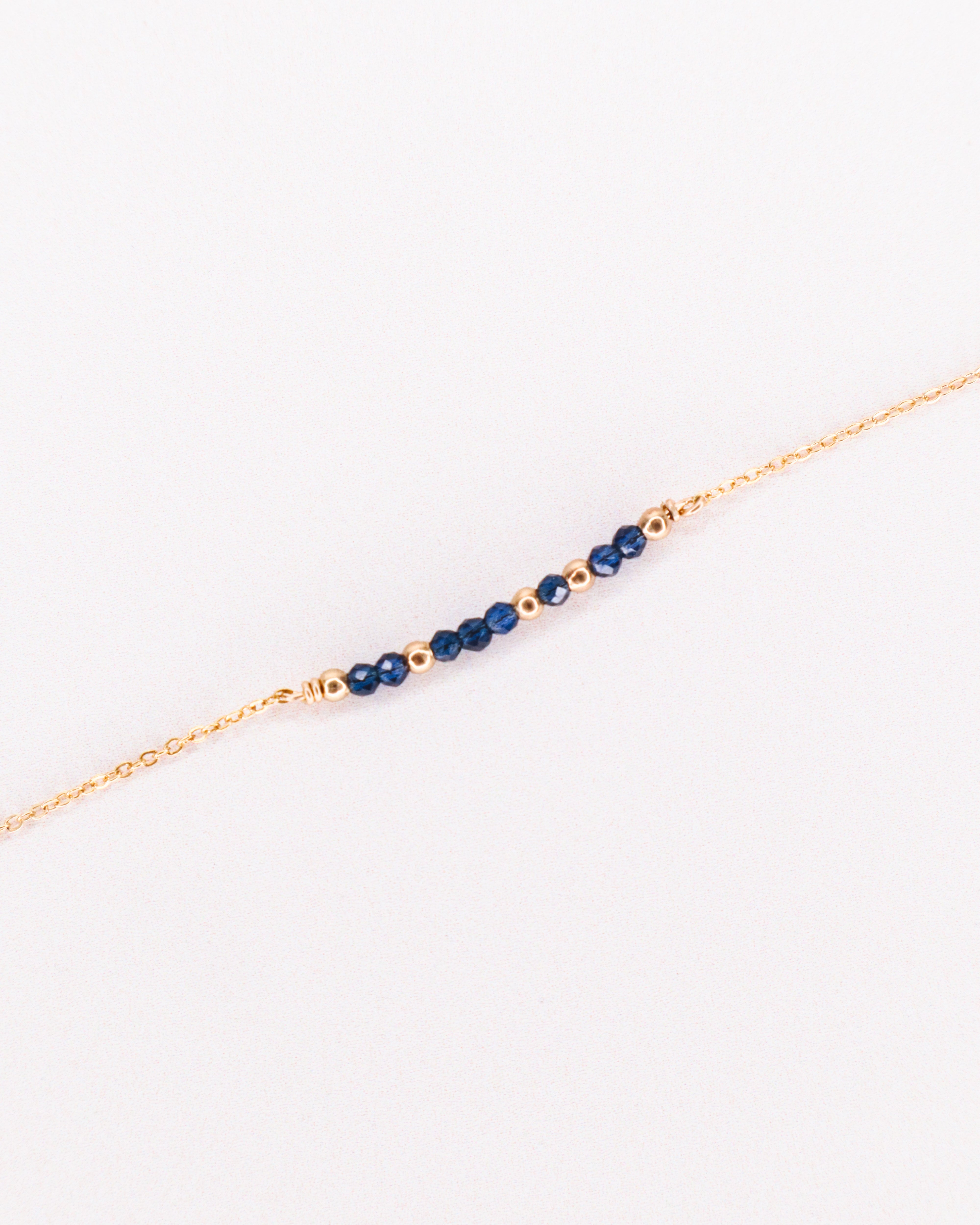 Awo - Bracelet femme personnalisable pierres precieuses de naissance or ou argent 