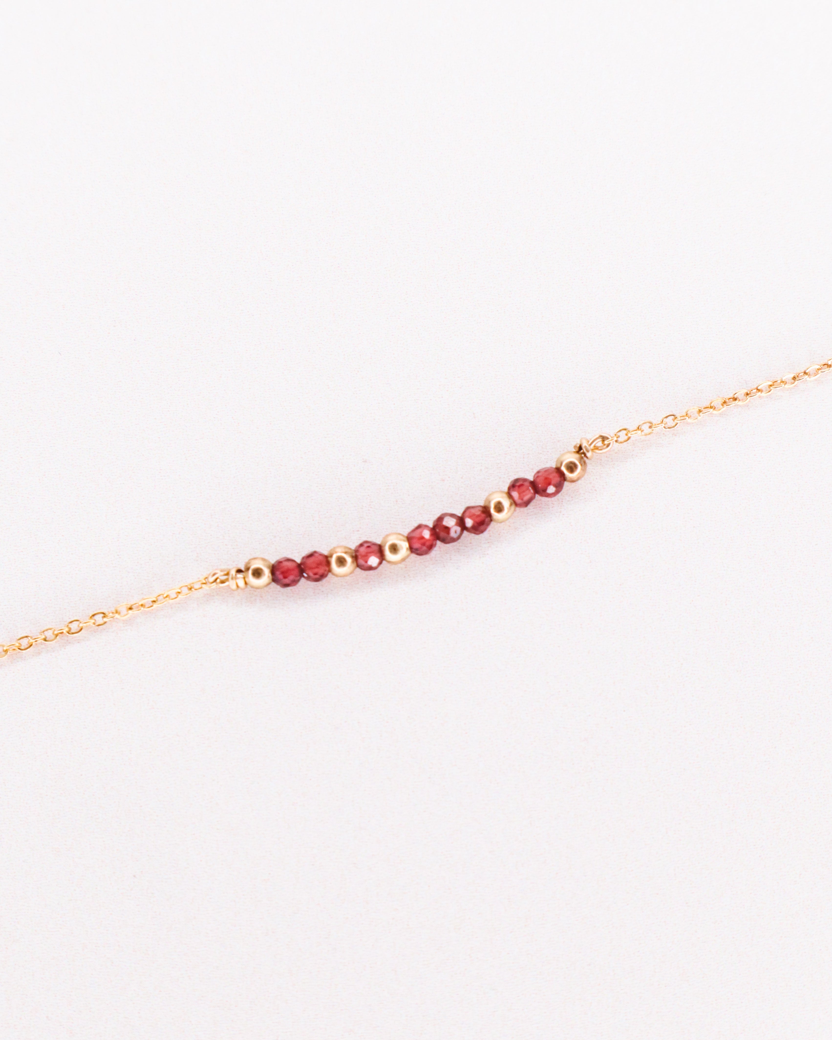 Awo - Bracelet femme personnalisable pierres precieuses de naissance or ou argent 
