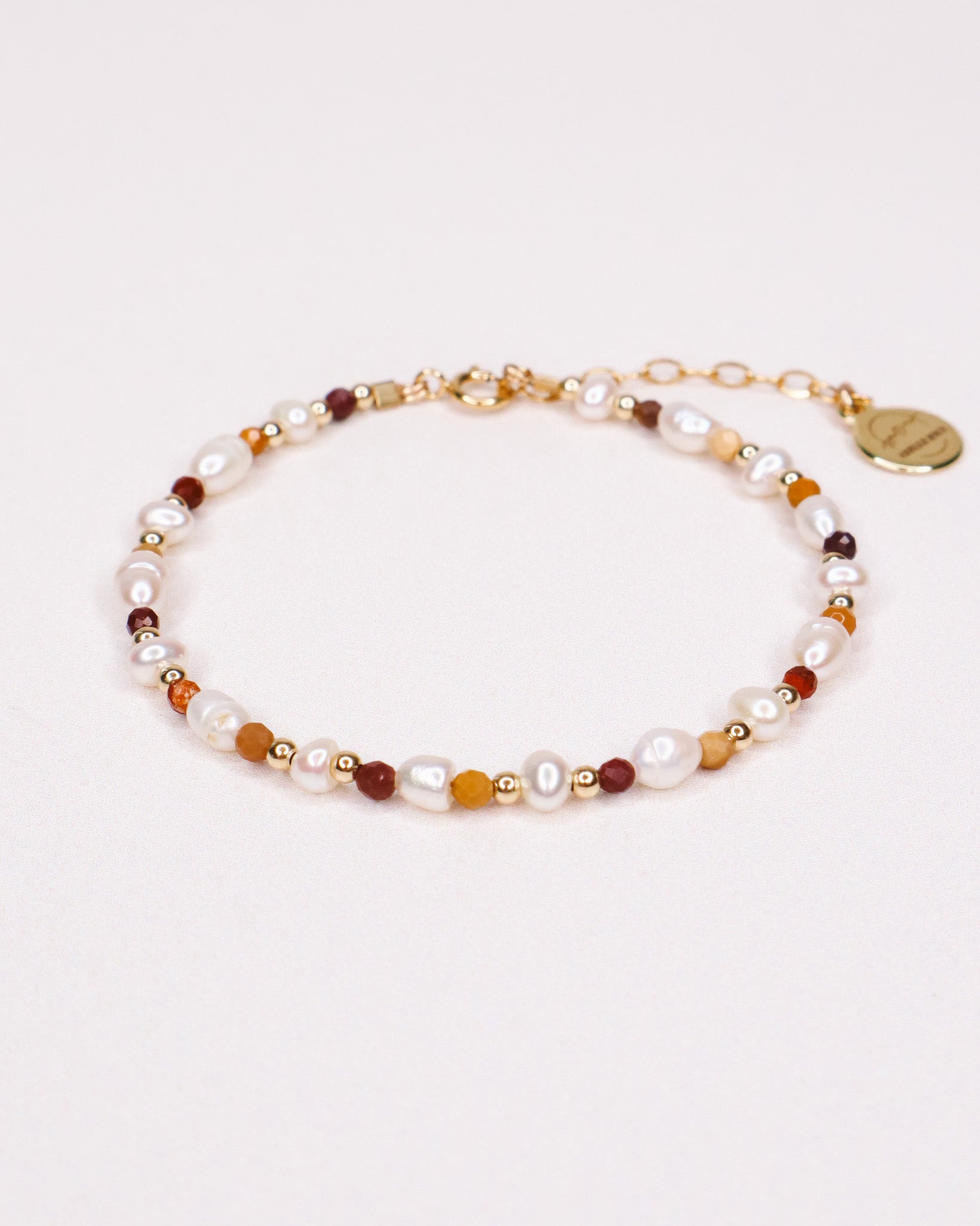 Castello - bracelet perles de culture femme or argent jaspe 