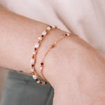 Castello - bracelet perles de culture femme or argent jaspe 