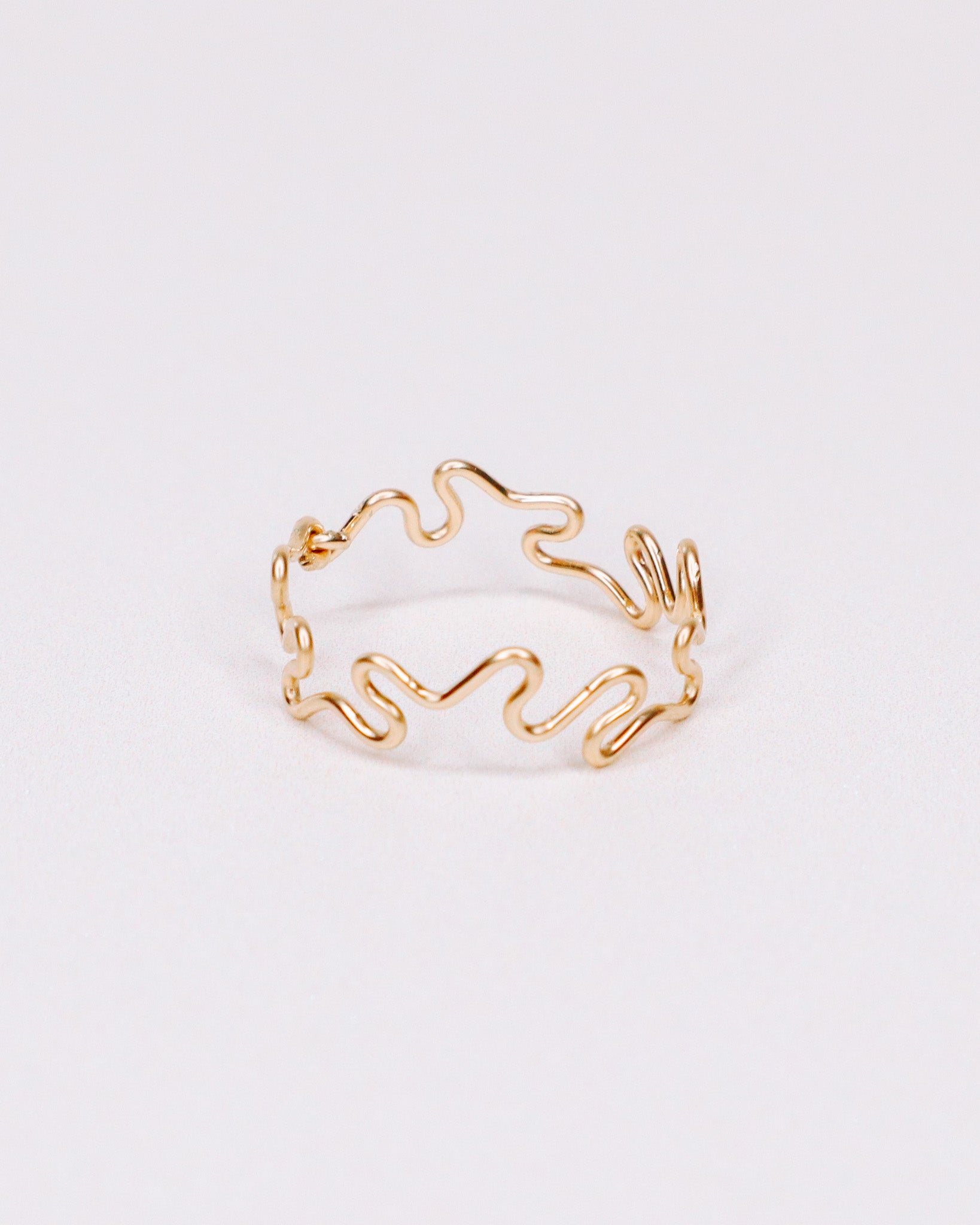 Gaia - Bague organique serpent or ou argent 