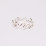 Gaia - Bague organique serpent or ou argent 