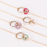Karoo - Bracelet femme personnalisable pierres precieuses de naissance or ou argent 