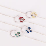 Karoo - Bracelet femme personnalisable pierres precieuses de naissance or ou argent 