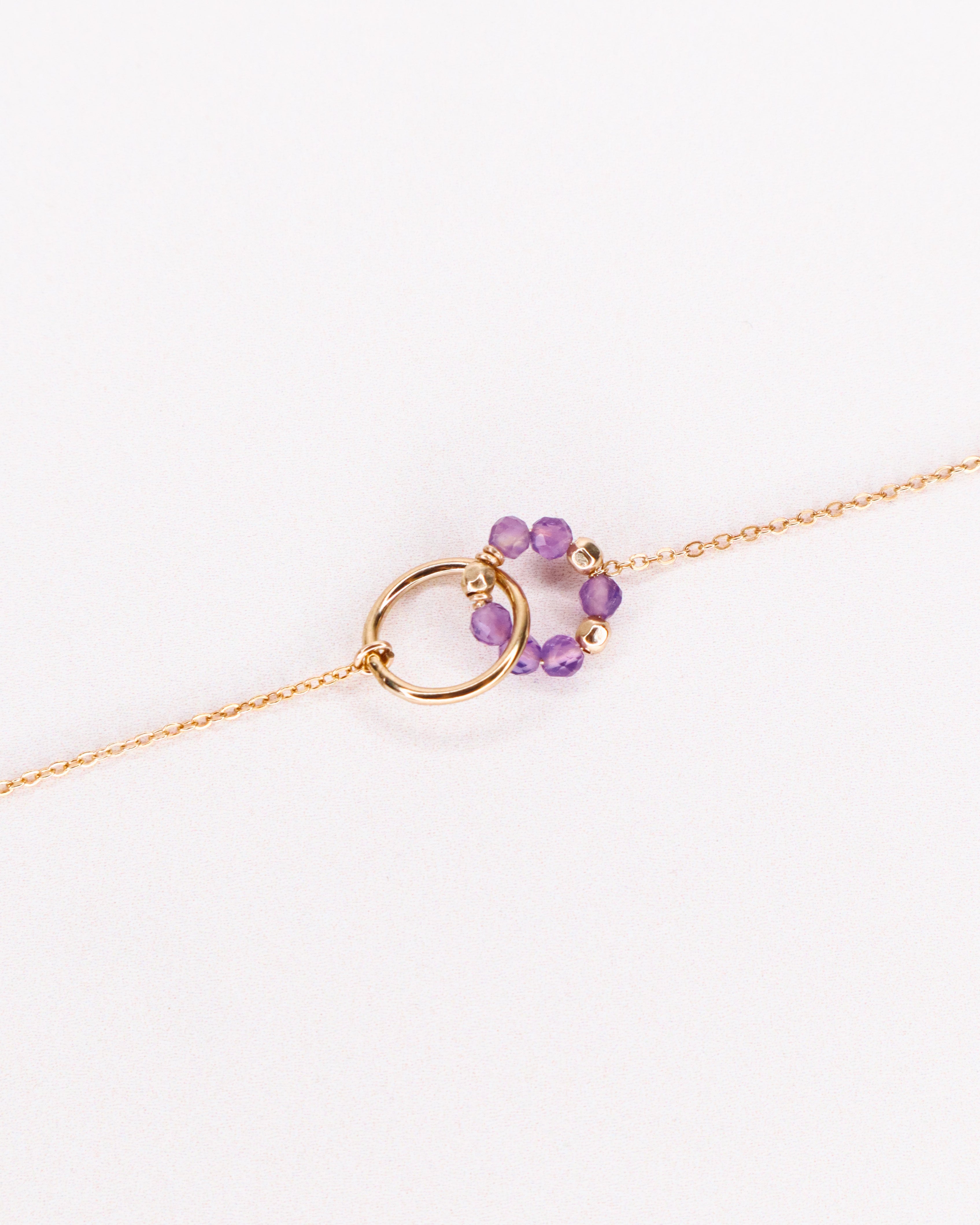 Karoo - Bracelet femme personnalisable pierres precieuses de naissance or ou argent 