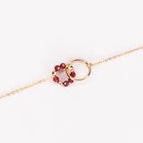 Karoo - Bracelet femme personnalisable pierres precieuses de naissance or ou argent 