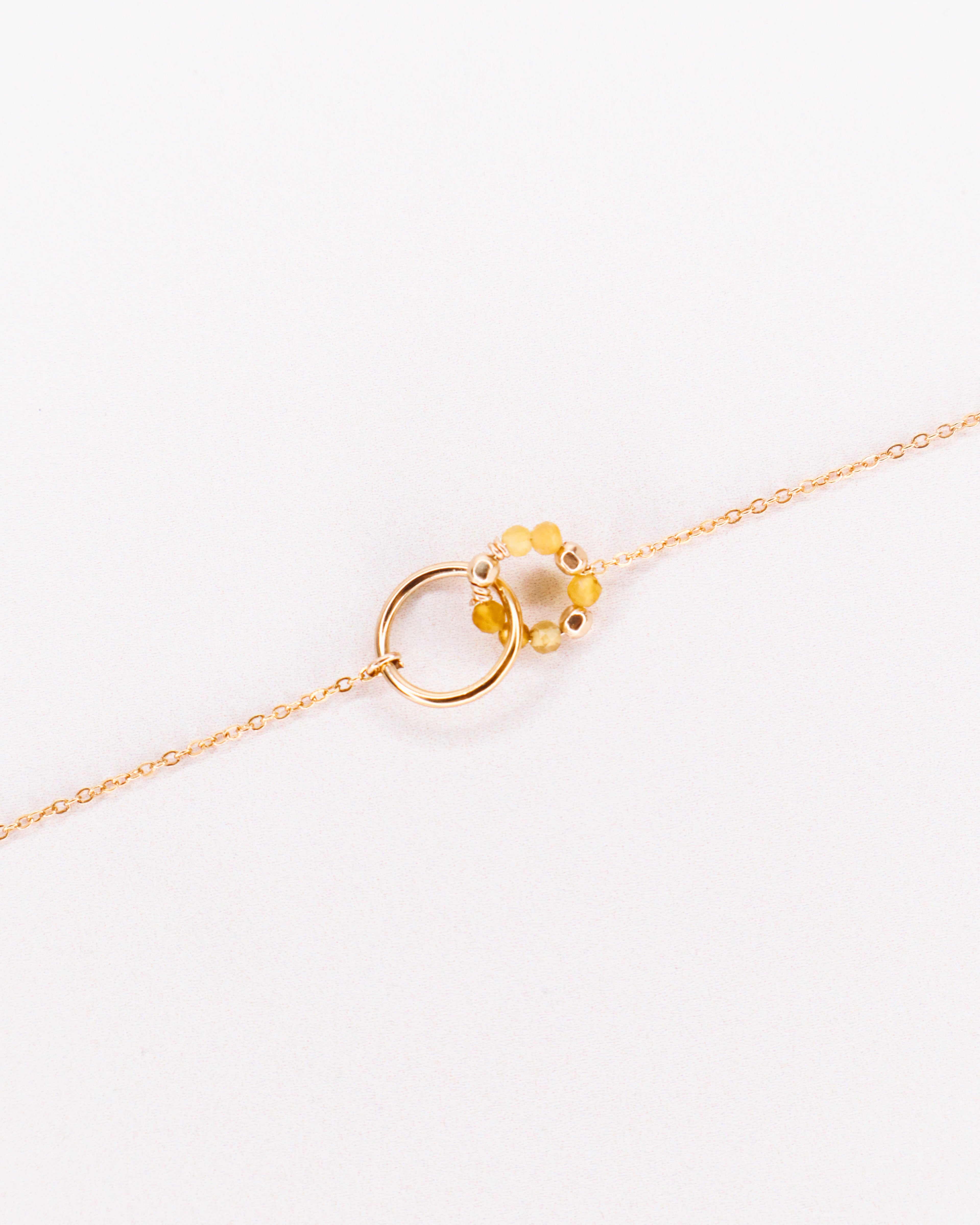 Karoo - Bracelet femme personnalisable pierres precieuses de naissance or ou argent 