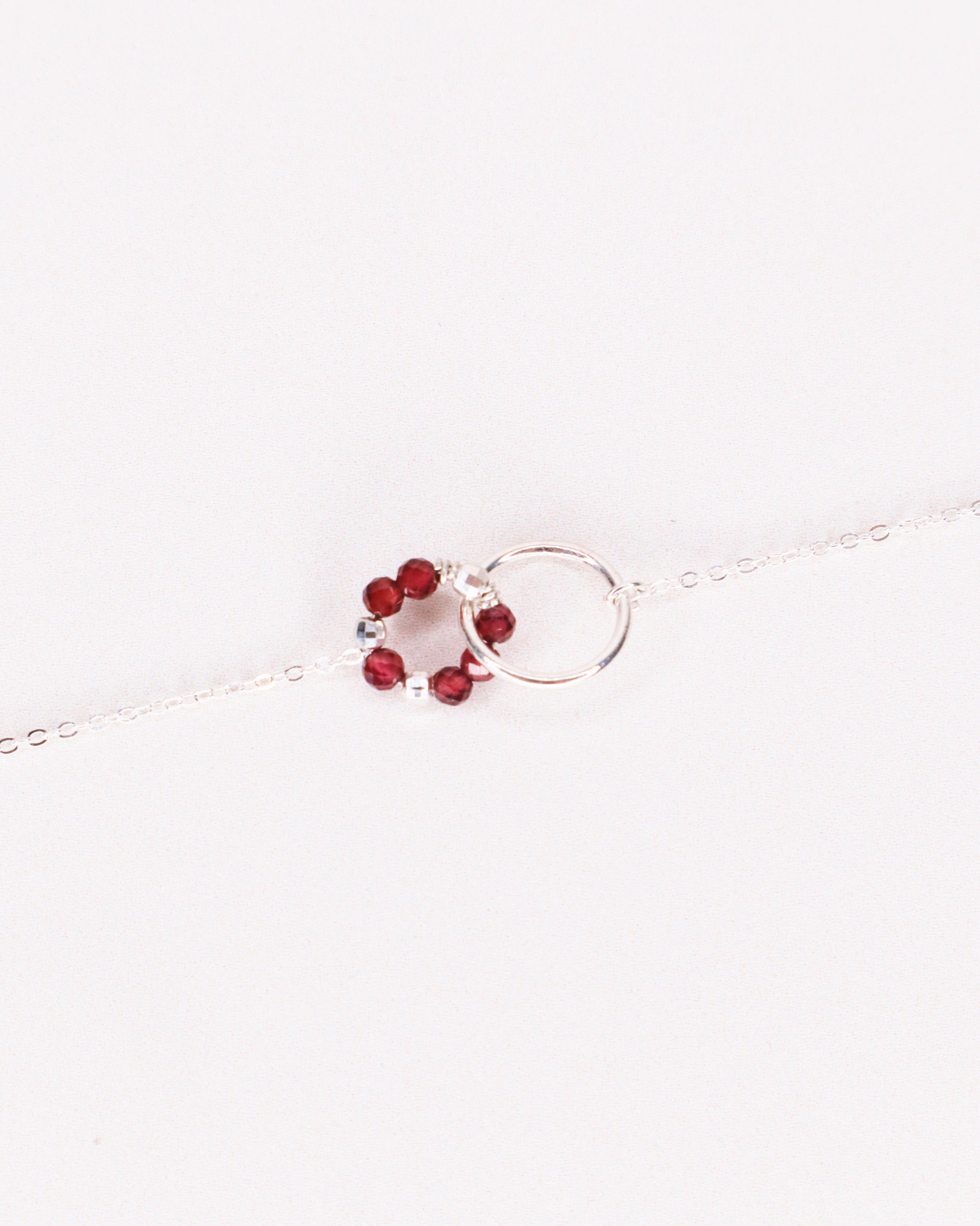 Karoo - Bracelet femme personnalisable pierres precieuses de naissance or ou argent 
