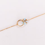 Karoo - Bracelet femme personnalisable pierres precieuses de naissance or ou argent 