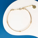 Lyre - bracelet jonc femme diamanté or ou argent
