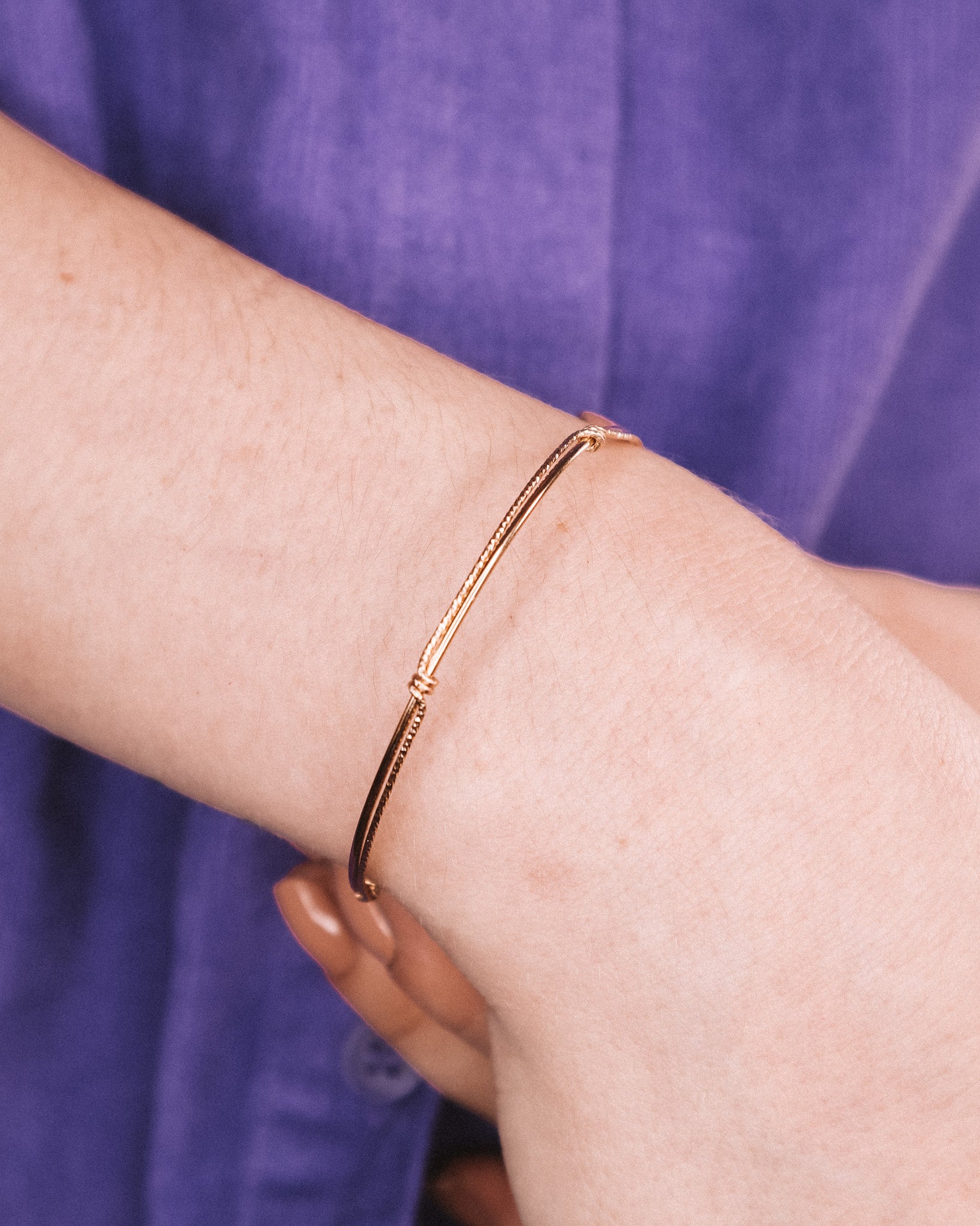 Lyre - bracelet jonc femme diamanté or ou argent