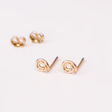 Olive - Boucles d'oreilles puces or ou argent 