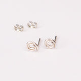 Olive - Boucles d'oreilles puces or ou argent 