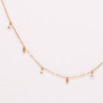 Salicina - Collier court pampilles femme perle de culture or argent 
