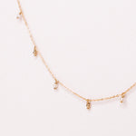 Salicina - Collier court pampilles femme perle de culture or argent 