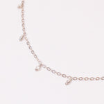 Salicina - Collier court pampilles femme perle de culture or argent 