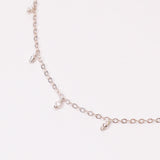 Salicina - Collier court pampilles femme perle de culture or argent 