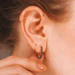 Sinh - Boucles d'oreilles puces personnalisables pierres précieuses de naissance or ou argent 