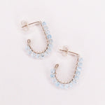 Sinh - Boucles d'oreilles puces personnalisables pierres précieuses de naissance or ou argent 