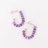 Sinh - Boucles d'oreilles puces personnalisables pierres précieuses de naissance or ou argent 