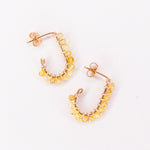 Sinh - Boucles d'oreilles puces personnalisables pierres précieuses de naissance or ou argent 