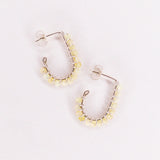 Sinh - Boucles d'oreilles puces personnalisables pierres précieuses de naissance or ou argent 