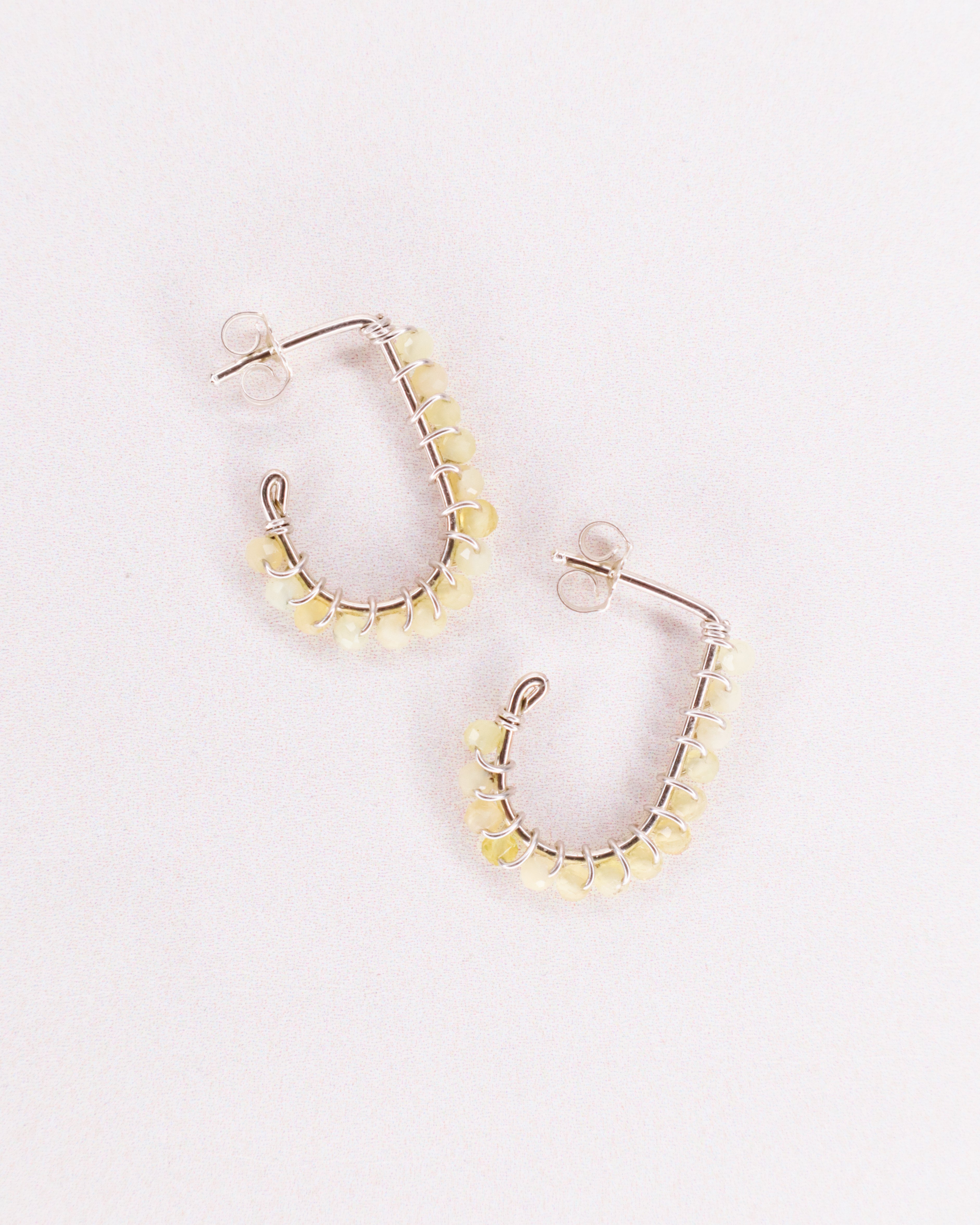 Sinh - Boucles d'oreilles puces personnalisables pierres précieuses de naissance or ou argent 