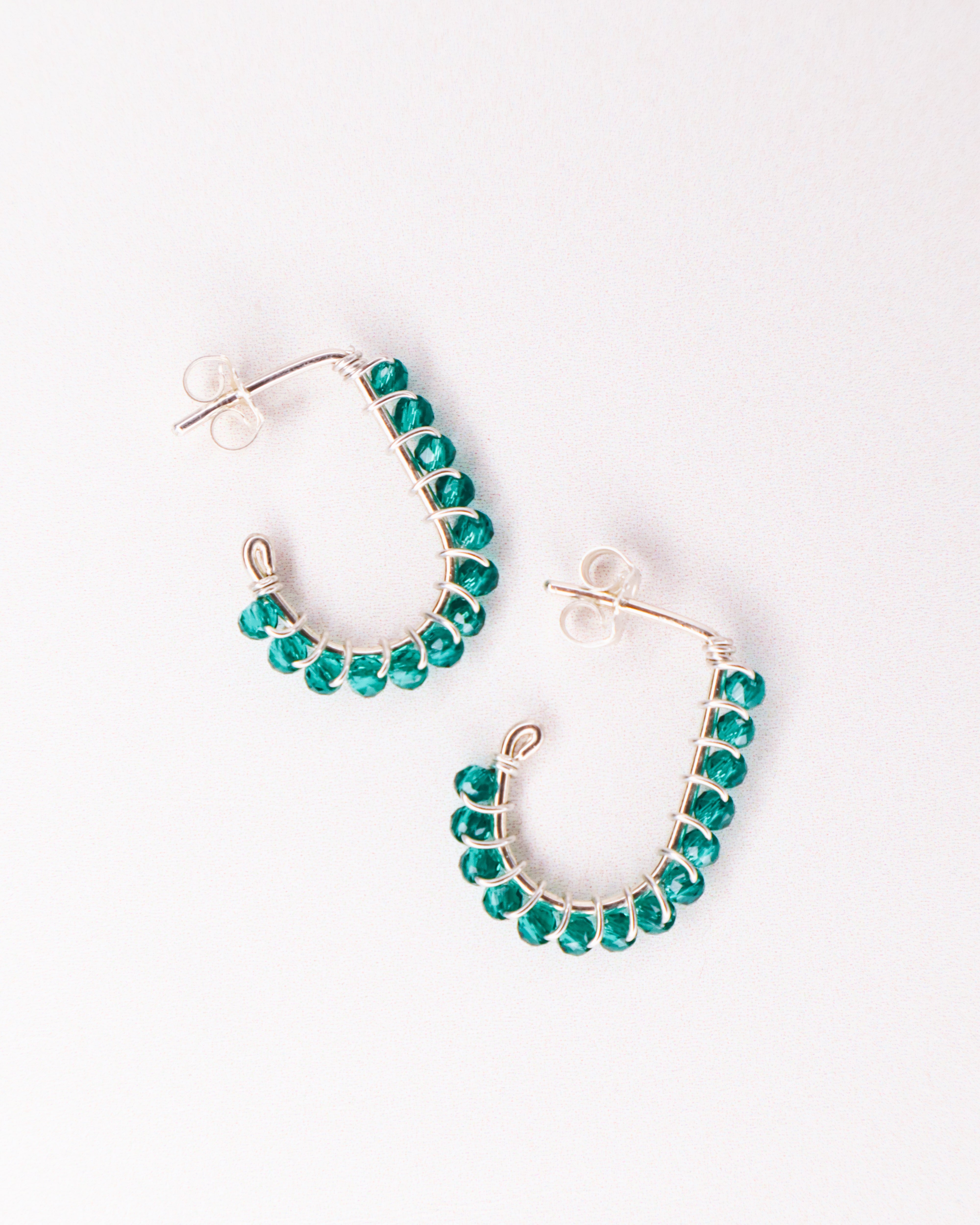 Sinh - Boucles d'oreilles puces personnalisables pierres précieuses de naissance or ou argent 