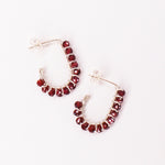 Sinh - Boucles d'oreilles puces personnalisables pierres précieuses de naissance or ou argent 