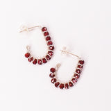 Sinh - Boucles d'oreilles puces personnalisables pierres précieuses de naissance or ou argent 
