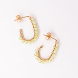 Sinh - Boucles d'oreilles puces personnalisables pierres précieuses de naissance or ou argent 