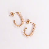 Sinh - Boucles d'oreilles puces personnalisables pierres précieuses de naissance or ou argent 