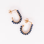 Sinh - Boucles d'oreilles puces personnalisables pierres précieuses de naissance or ou argent 