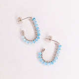 Sinh - Boucles d'oreilles puces personnalisables pierres précieuses de naissance or ou argent 