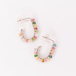 Sinh - Boucles d'oreilles puces personnalisables pierres précieuses de naissance or ou argent 