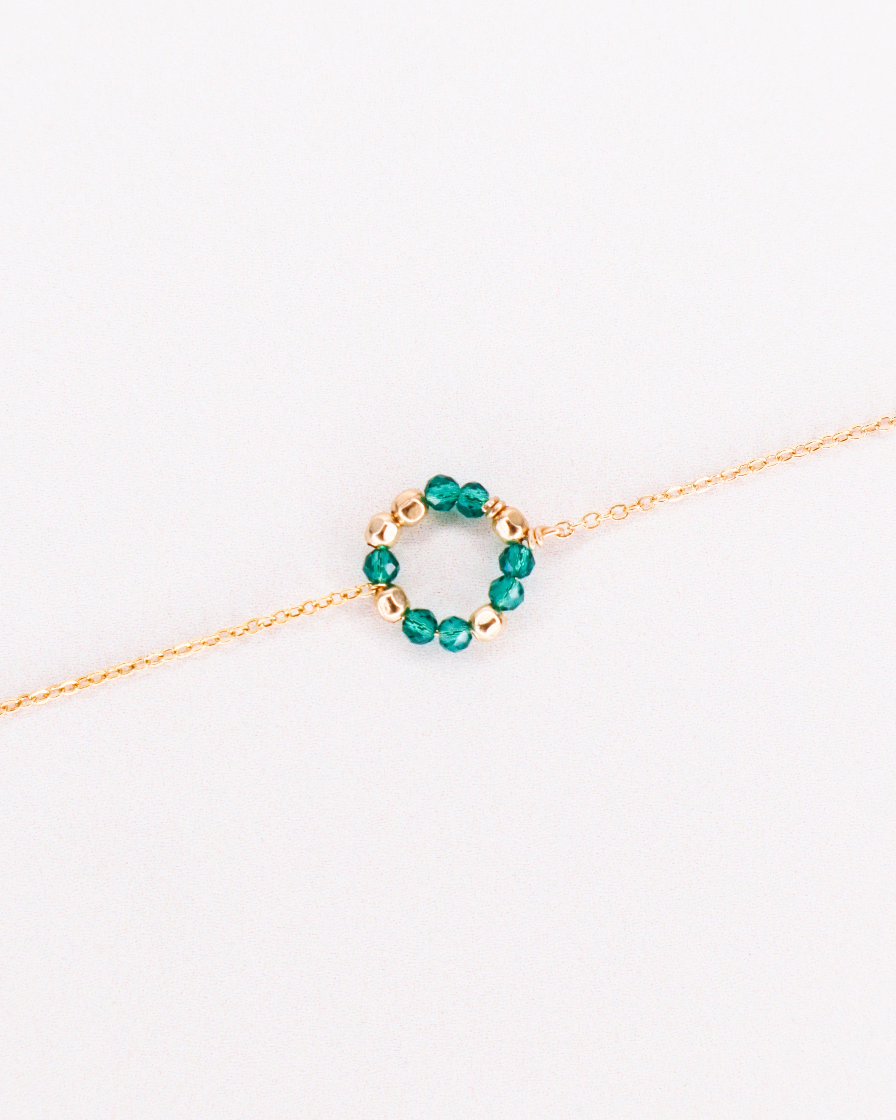 Zenith - Bracelet femme personnalisable pierres precieuses de naissance or ou argent 