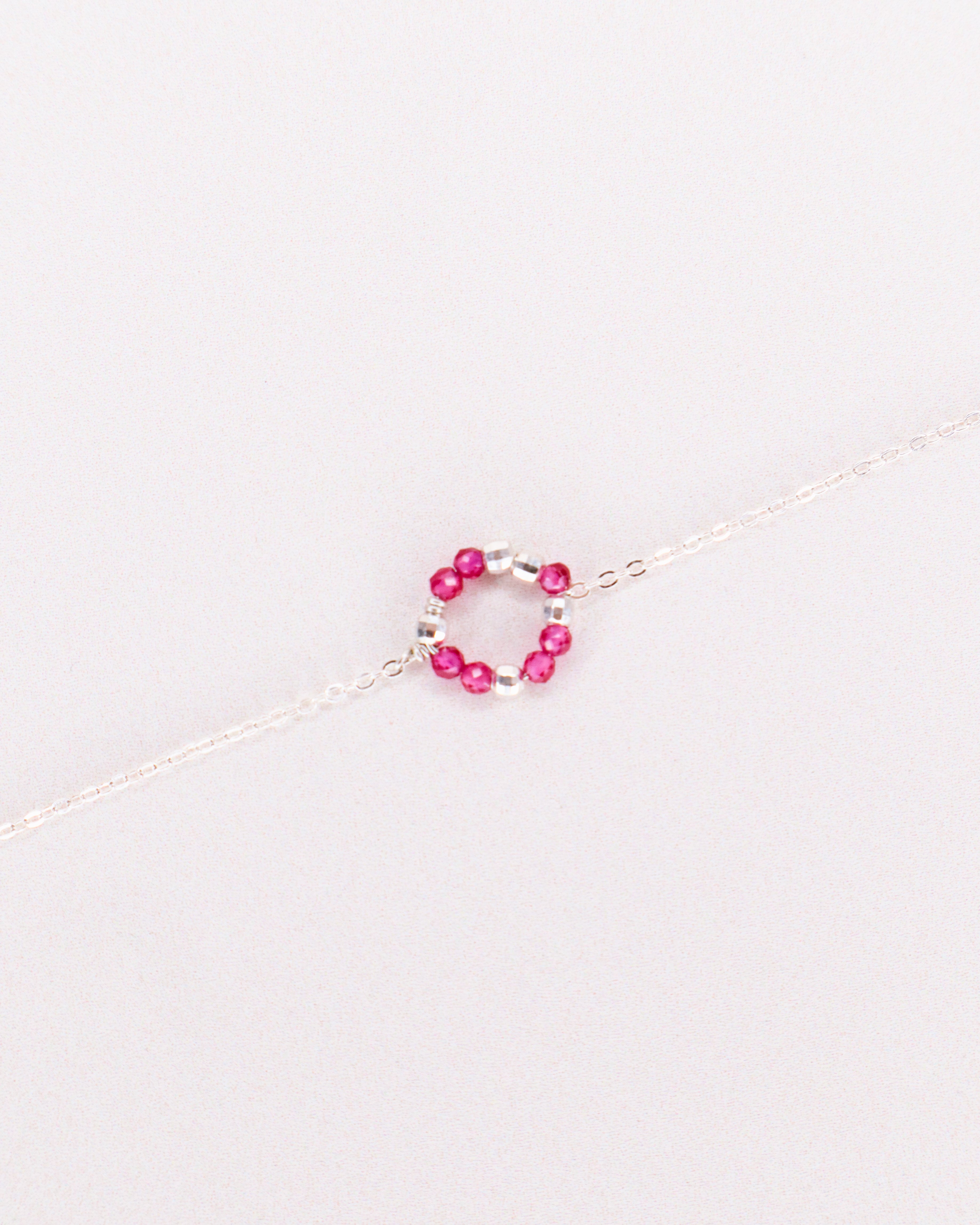 Zenith - Bracelet femme personnalisable pierres precieuses de naissance or ou argent 