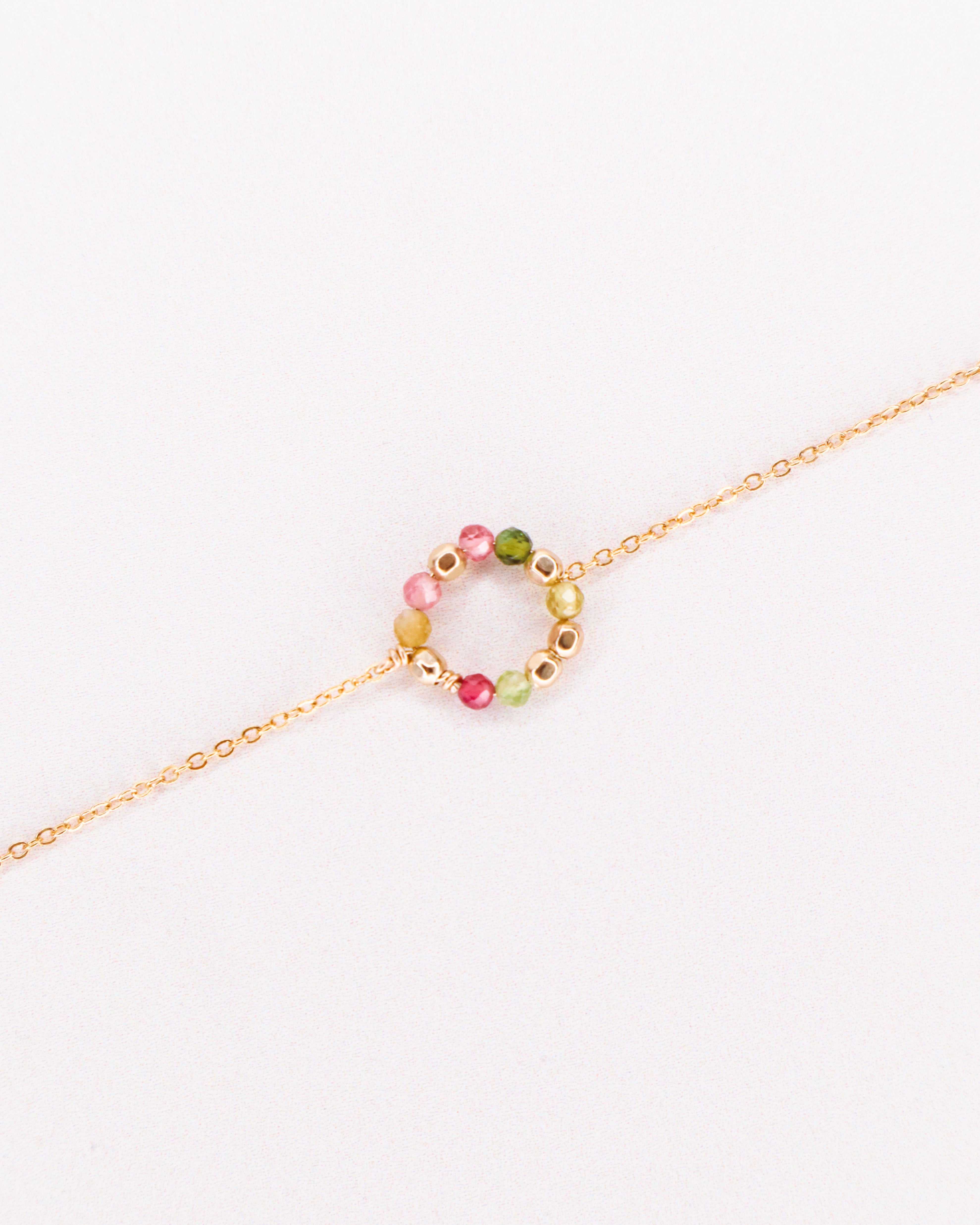 Zenith - Bracelet femme personnalisable pierres precieuses de naissance or ou argent 