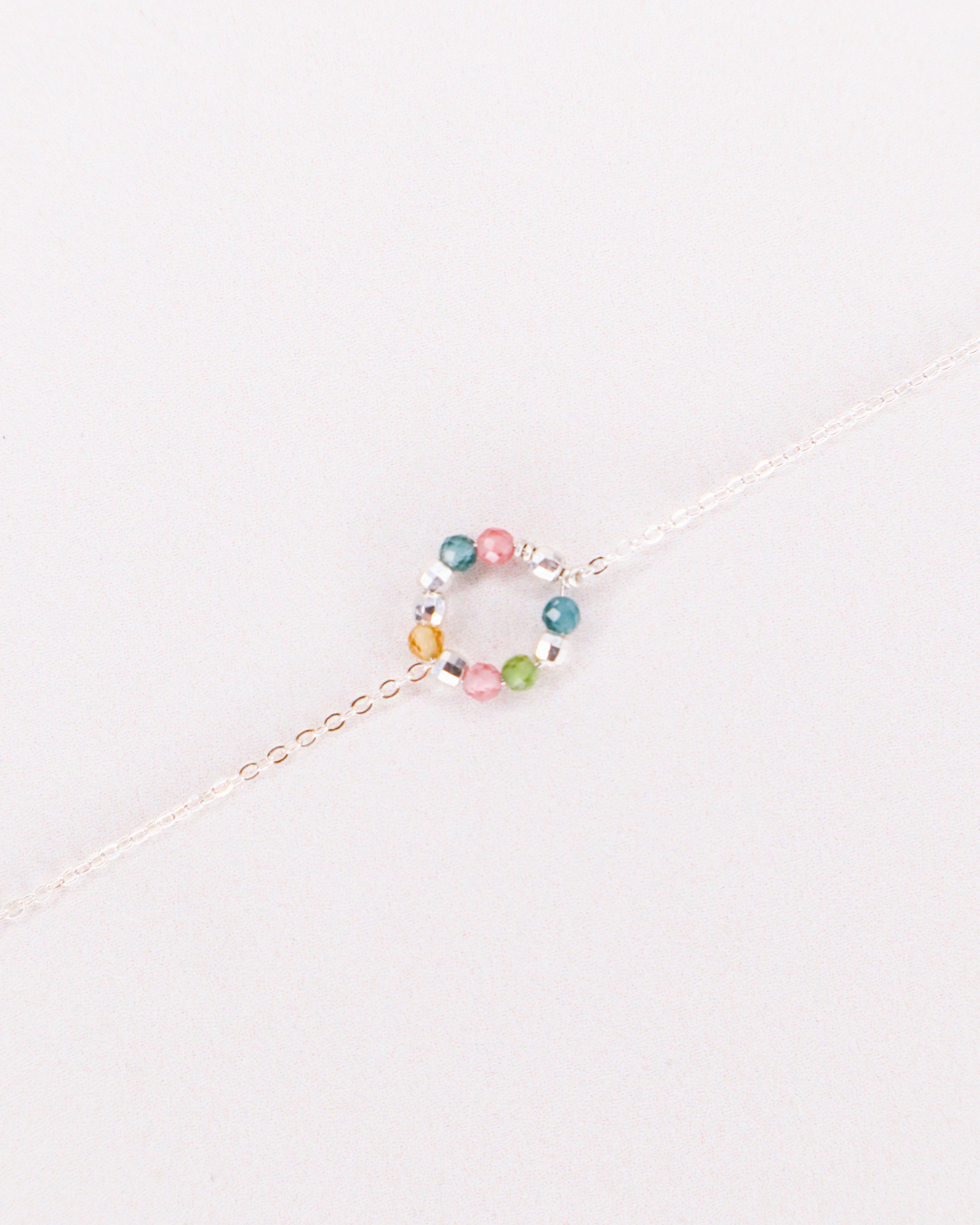 Zenith - Bracelet femme personnalisable pierres precieuses de naissance or ou argent 